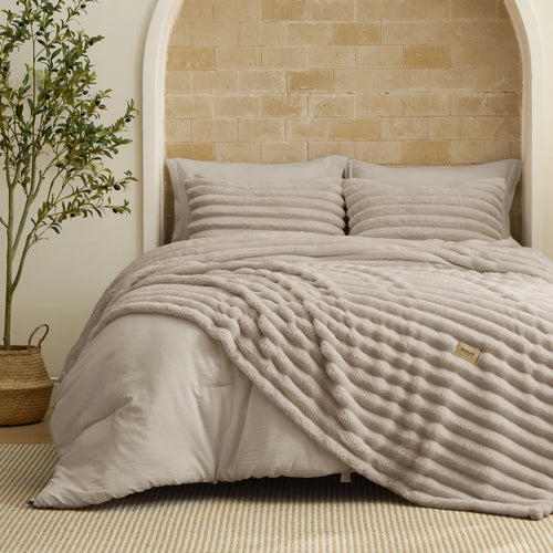 Bedsure King 2-in-1 Comforter Set with Detachable Fluffy Blanket